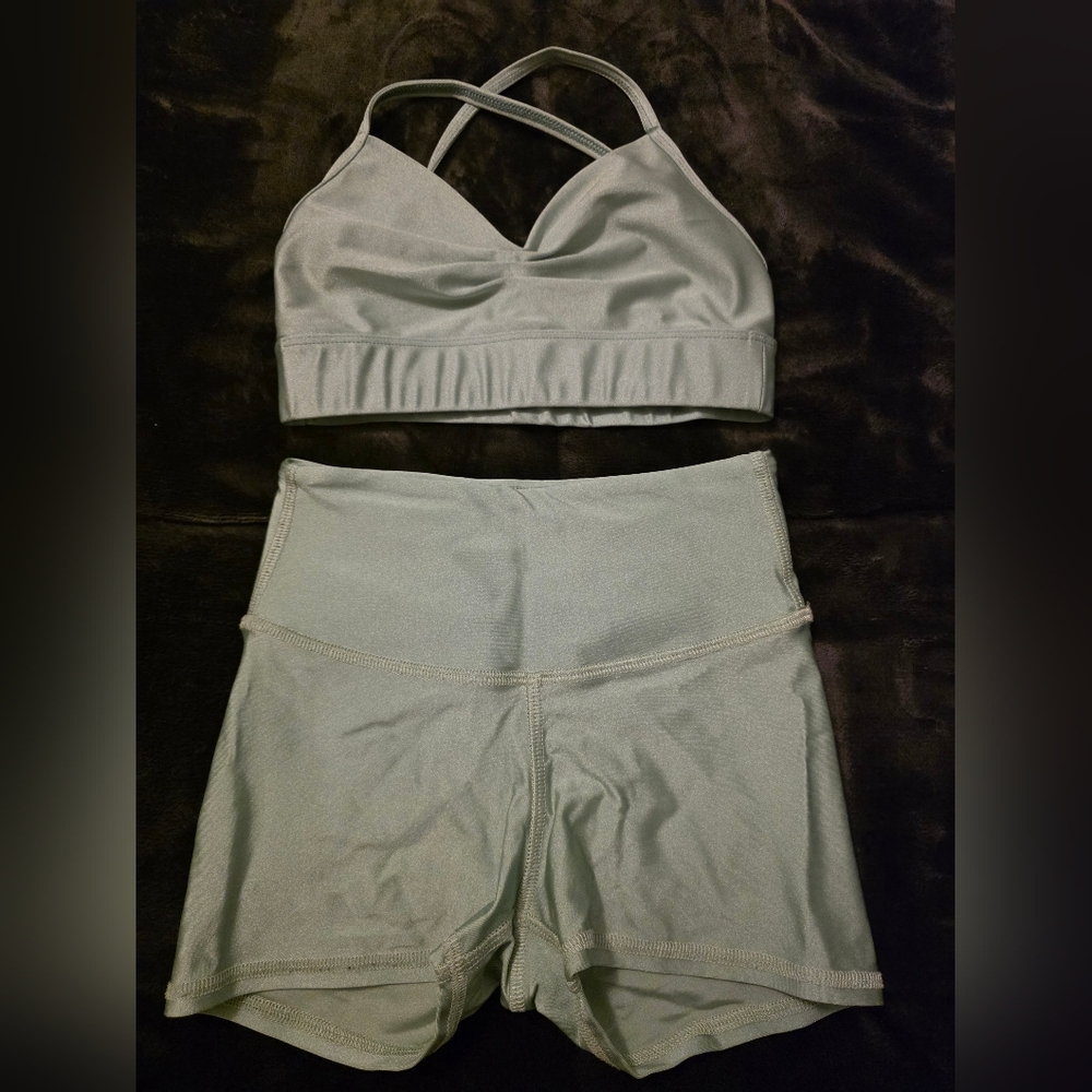 Kids Matching Set in Light Green